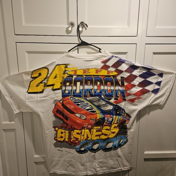 Vintage 1999 Jeff Gordon All-Over Print T-Shirt Men's Size XL New without tags - Picture 7 of 9